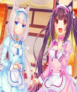 Nekopara Characters Paint By Numbers