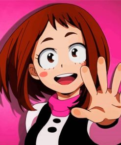 Ochako Uraraka Anime Paint By Numbers