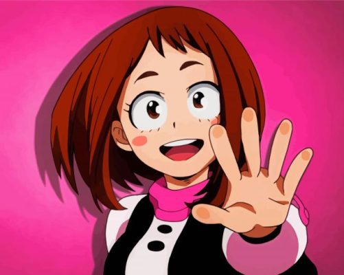 Ochako Uraraka Anime Paint By Numbers