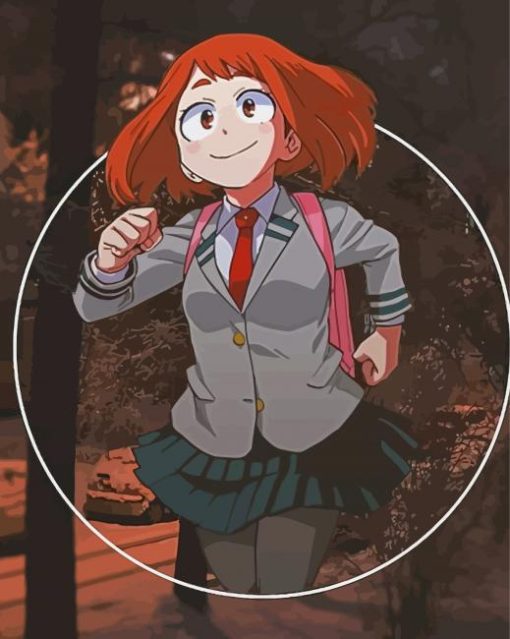 Ochako Uraraka Paint By Numbers