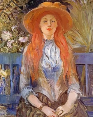 On A Bench By Berthe Morisot Paint By Numbers