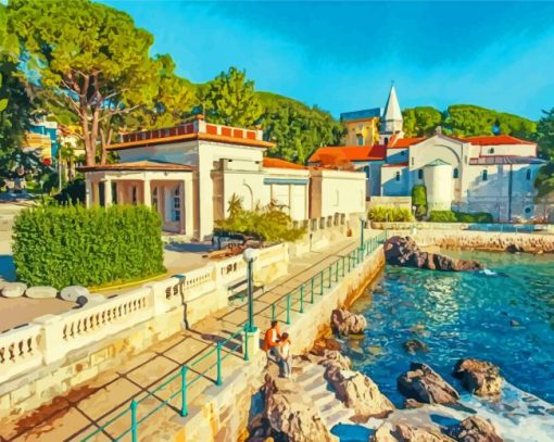 Opatija Croatia Paint By Numbers