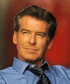 Pierce Brosnan Paint By Numbers