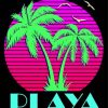 Playa Del Carmen Poster Illustration Art Paint By Numbers