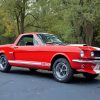 Red 66 Ford Mustang Paint By Numbers