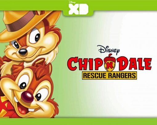 Rescue Rangers Cartoon Poster Paint By Numbers