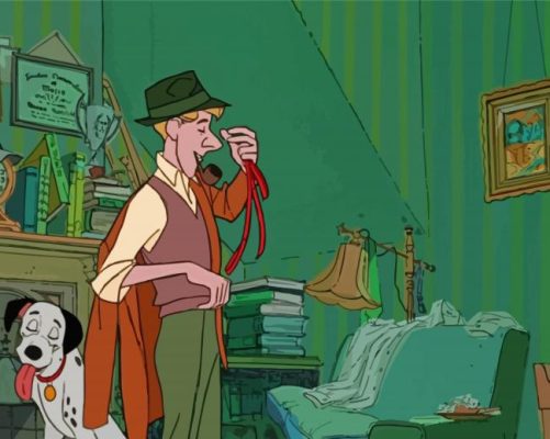 Roger From One Hundred And One Dalmatians Paint By Numbers