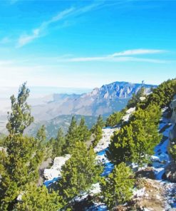 Sandia Mountains Paint By Numbers