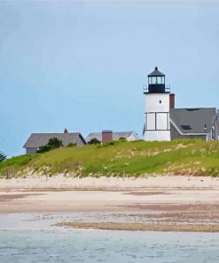 Sandy Neck Beach Lighthouse Paint By Numbers