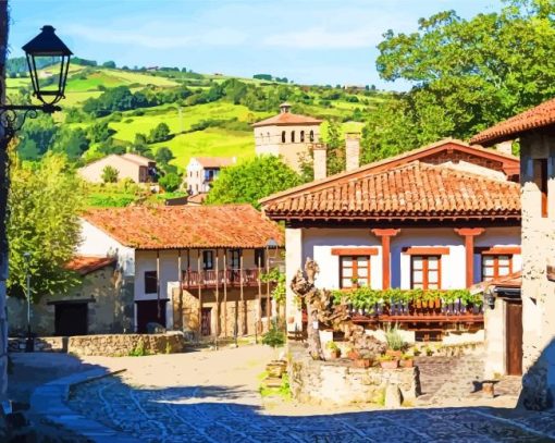 Santillana Del Mar Spain Cantabria Paint By Numbers