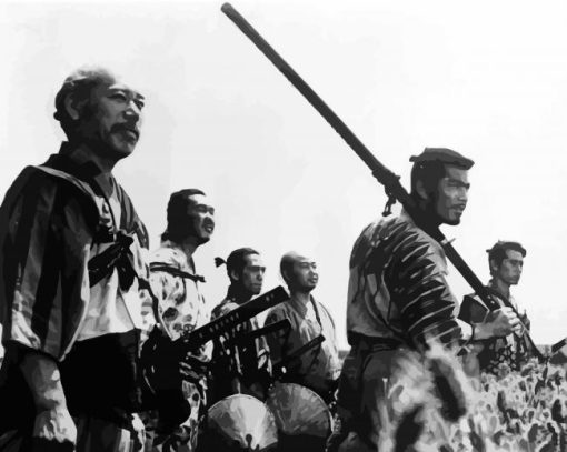 Seven Samurai Paint By Numbers