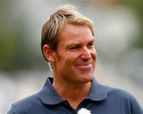 Shane Warne Paint By Numbers