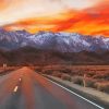 Sunset Over Lone Pine Paint By Numbers