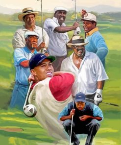 The Black Golfers Paint By Numbers