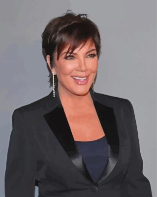 The Famous Kris Jenner Paint By Numbers