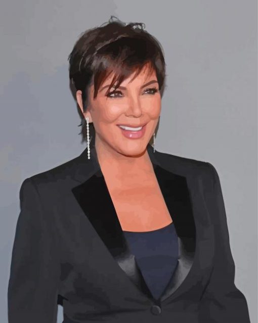 The Famous Kris Jenner Paint By Numbers