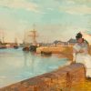 The Harbor At Lorient By Berthe Morisot Paint By Numbers