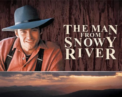 The Man From Snowy River Poster Paint By Numbers