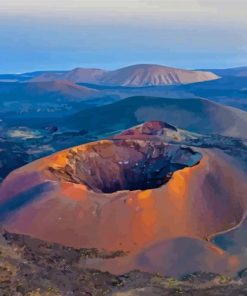 Timanfaya Landscape Paint By Numbers