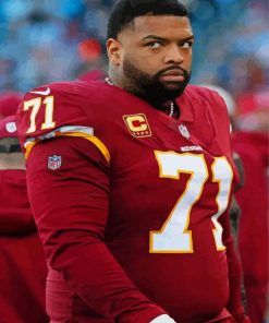 Trent Williams American Football Player Paint By Numbers