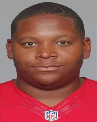 Trent Brown Patriots Player Paint By Numbers