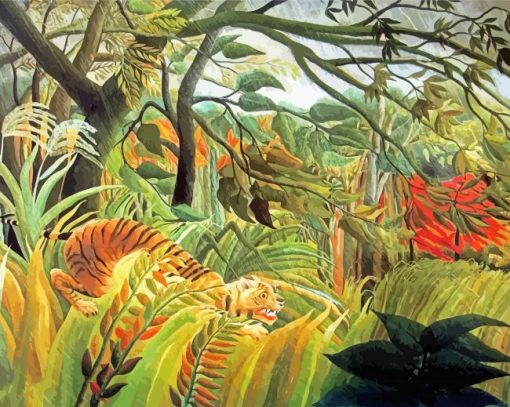 Tropical Storm Forest Paint By Numbers