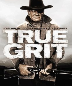 True Grit Poster Paint By Numbers