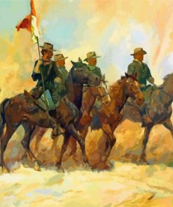 US Cavalry Art Paint By Numbers