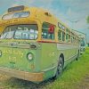 Vintage Bus Paint By Numbers