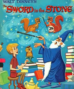 Walt Disney The Sword In The Stone Paint By Numbers