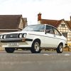 White Escort RS 2000 Paint By Numbers