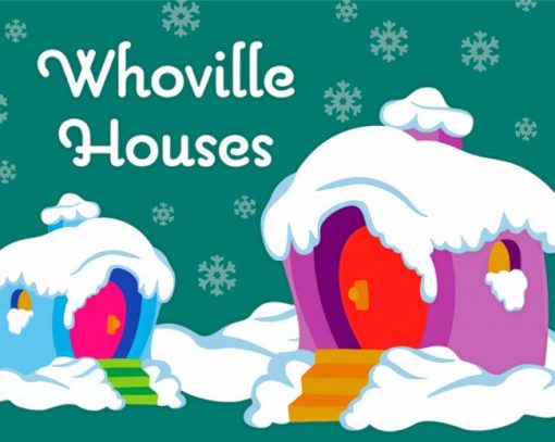 Whoville Houses Paint By Numbers