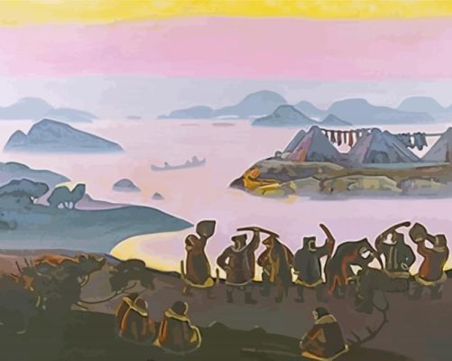 Yarilin Calls By Nicholas Roerich Paint By Numbers