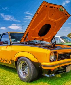 Yellow Torana Slr 5000 Paint By Numbers