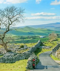 Yorkshire Dales Landscape Paint By Numbers