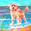 Abstract Cockapoo Dog Paint By Numbers