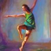 Abstract Lyrical Dance Illustration Paint By Numbers