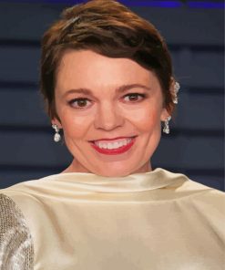 Aeshetic Olivia Colman Paint By Numbers