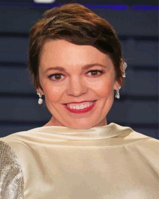 Aeshetic Olivia Colman Paint By Numbers