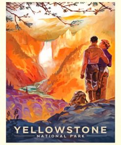 Aeshetic Yellowstone Park Paint By Numbers