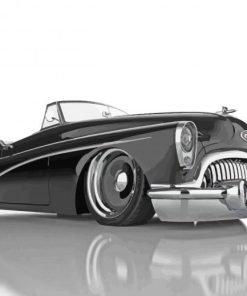 Aesthetic Buick 1950 Hot Rod Paint By Numbers