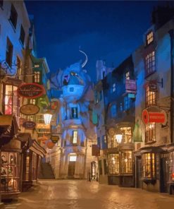 Aesthetic Diagonal Alley Paint By Numbers