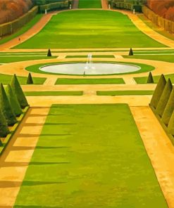 Aesthetic Formal Garden Paint By Numbers