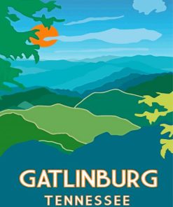 Aesthetic Gatlinburg Paint By Numbers