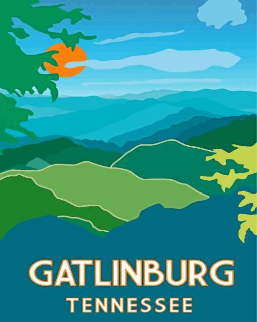 Aesthetic Gatlinburg Paint By Numbers