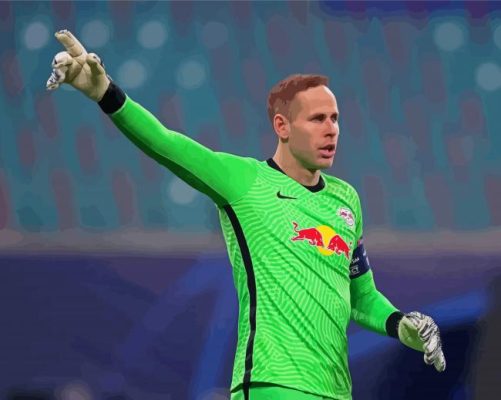 Aesthetic Goalkeeper Peter Gulacsi Paint By Numbers