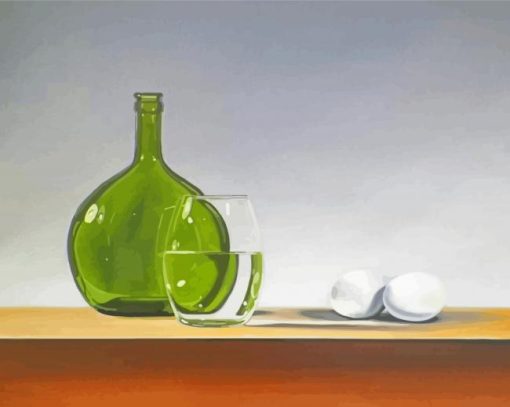 Aesthetic Green Still Life Paint By Numbers