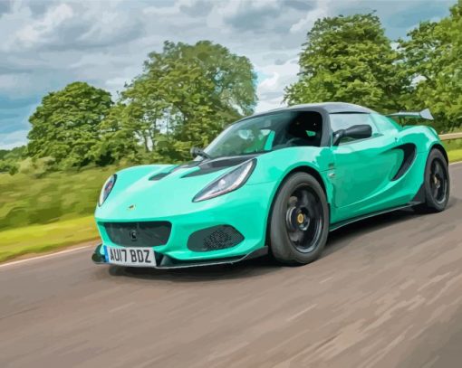 Aesthetic Lotus Elise Paint By Numbers