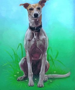 Aesthetic Lurcher Dog Paint By Numbers