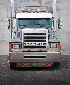 Aesthetic Mack Truck Paint By Numbers